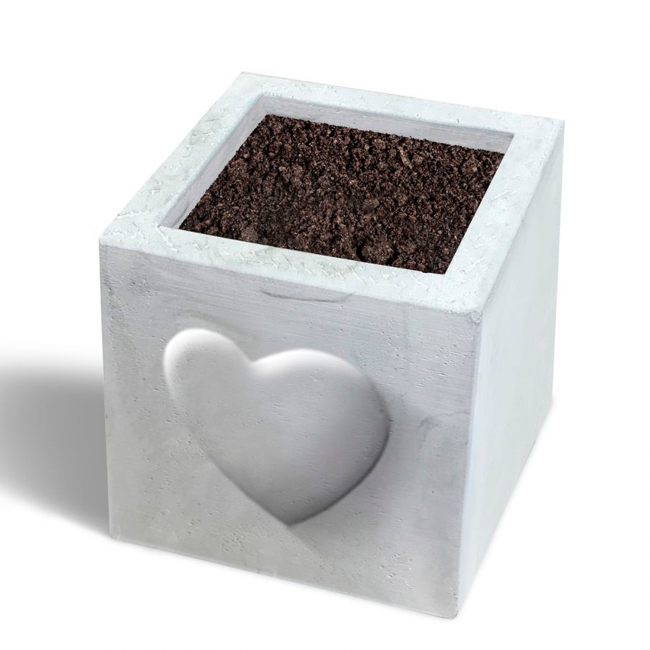 Подарочный набор для выращивания "Для тебя! Гранат" в дизайнерском кубике ручной работы