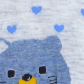 Носки "Голубые" (кот с сердечками)
