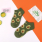 Носки короткие "Авокадо" (зеленые)