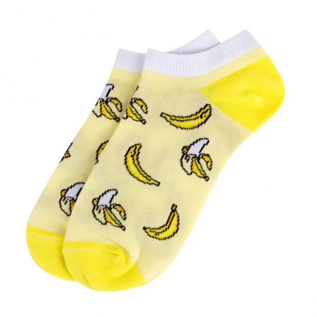 Носки короткие "Бананчики", разм.35-39