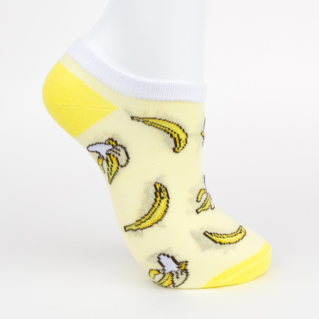 Носки короткие "Бананчики", разм.35-39