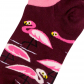 Носки короткие "Розовый фламинго"