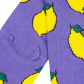 Носки "Лимоны" (фиолетовые)