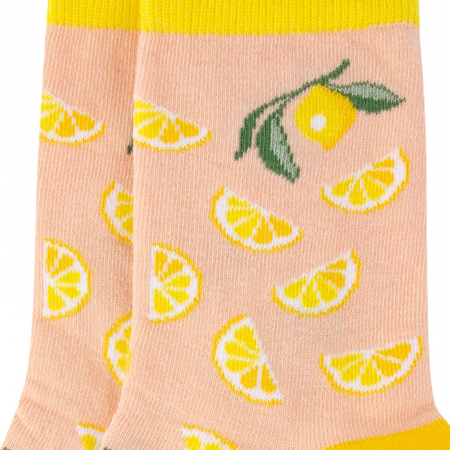 Носки "Лимоны и дольки", разм.35-39