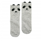 Носки "Панда" (серые)