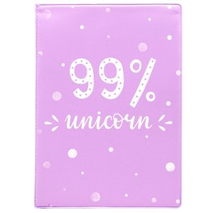 Обложка для паспорта "99% unicorn"
