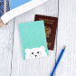 Обложка для паспорта "Белый мишка"