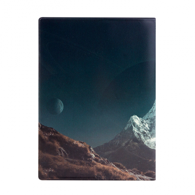 Обложка для паспорта "Горы и космос"