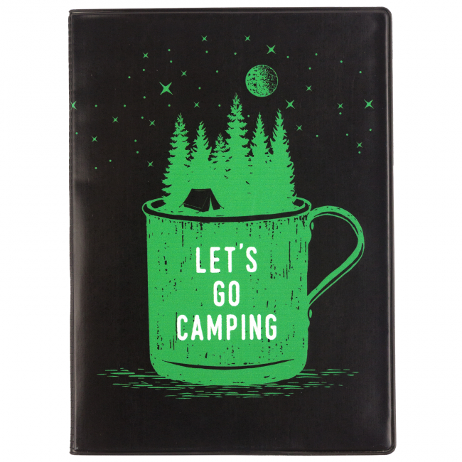 Обложка для паспорта "Let`s go camping"