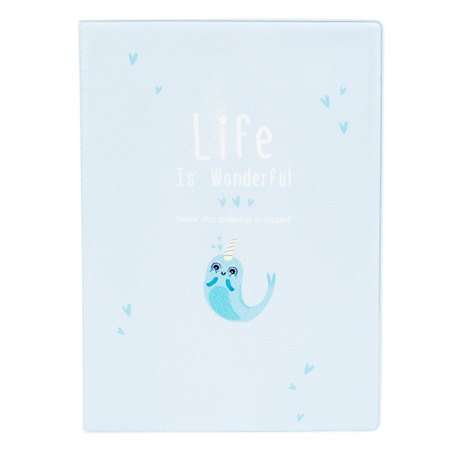 Обложка для паспорта "Life is -нарвал"