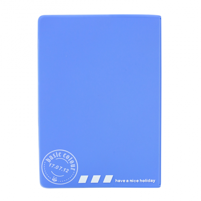 Обложка для паспорта "Мороженое" (голубая)