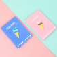 Обложка для паспорта "Мороженое" (розовая)