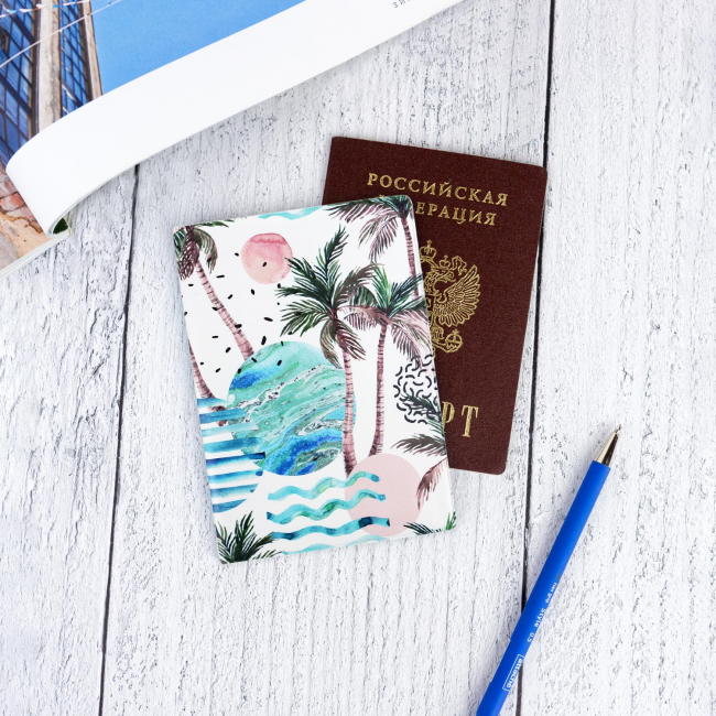 Обложка для паспорта "Морские дали"