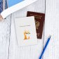 Обложка для паспорта "Радуйся простым вещам"