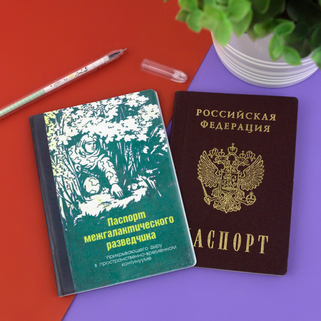 Обложка для паспорта "Разведчик"