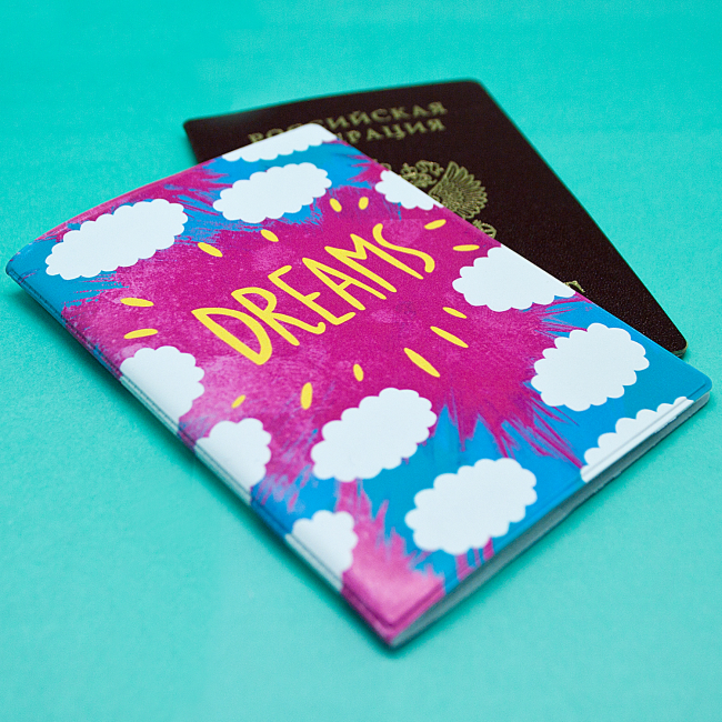 Обложка для паспорта "Sweet Dreams"