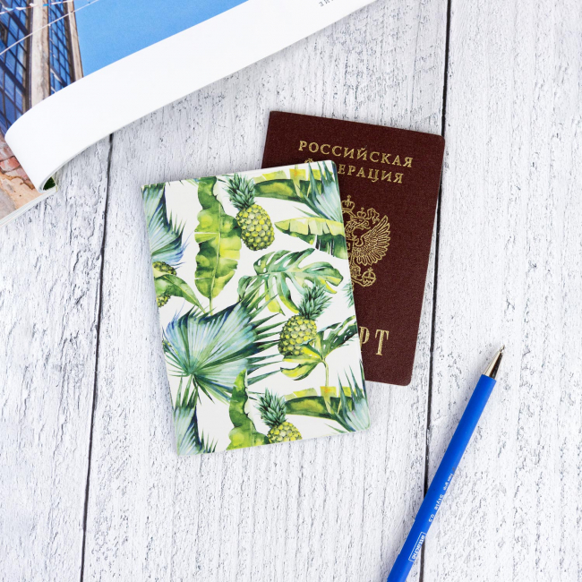 Обложка для паспорта "Тропики"