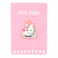 Обложка для паспорта "Unicorn traveler" (розовая)