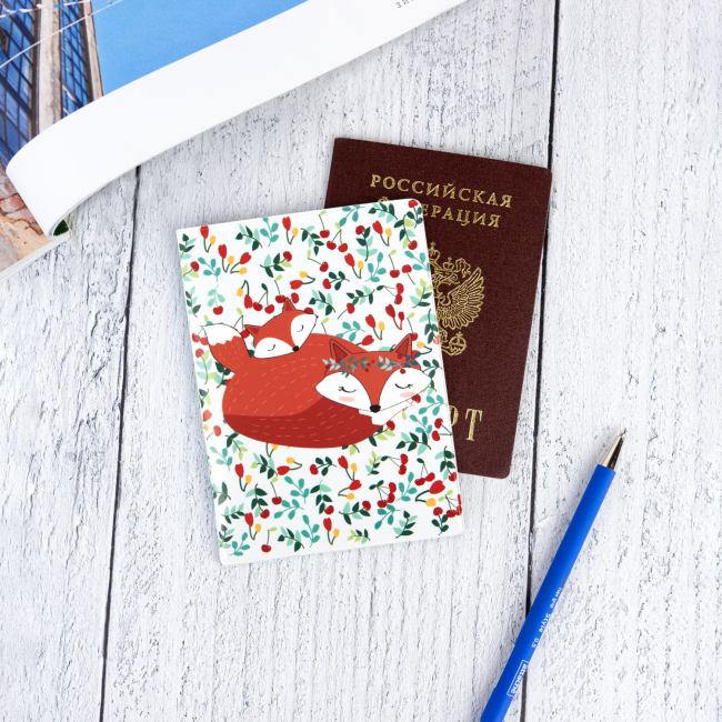 Обложка для паспорта "Вишневый сон"