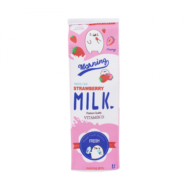 Пенал "Пакет молока" (розовый)