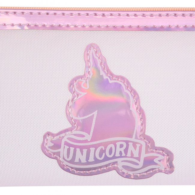 Пенал "Transparent unicorn" (розовый)