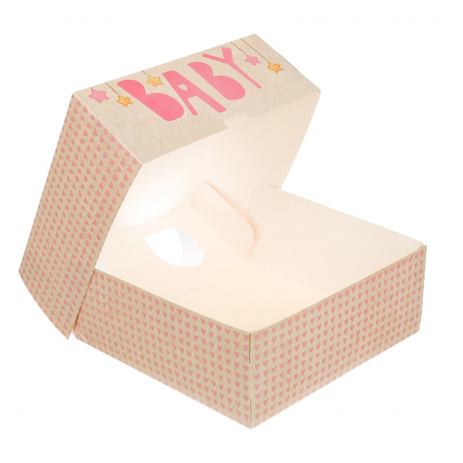 Коробка складная «Baby зайчик», 25 × 25 × 10 см