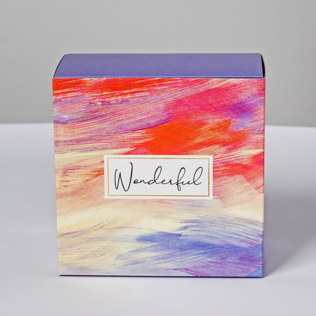 Коробка складная "Wonderful", 14 × 14 × 8 см