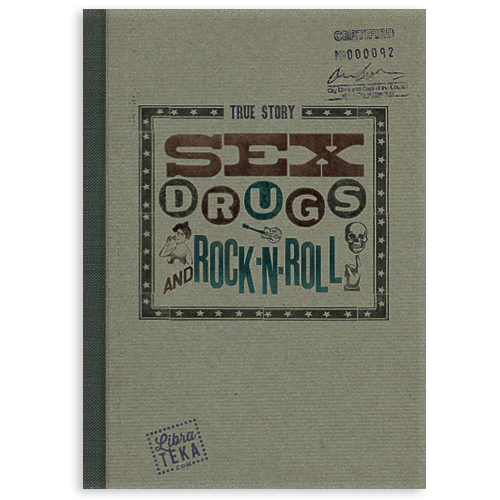 Блокнот "Sex, drugs, Rock 'n' Roll"