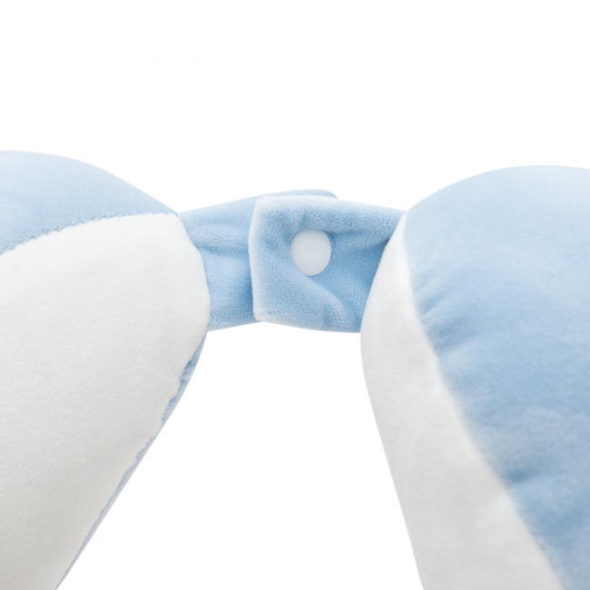 Подушка для путешествий "Пингвин" (голубая)