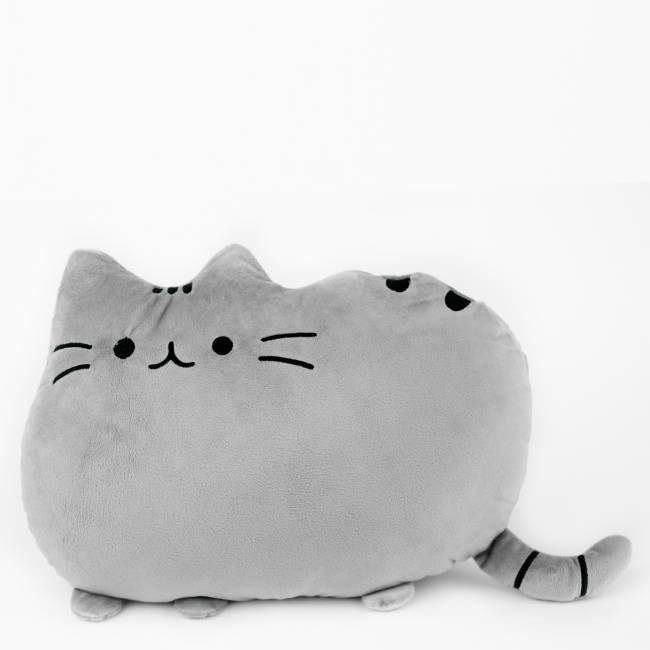 Мягкая игрушка Cute Cat, серый - купить плюшевую игрушку серый кот