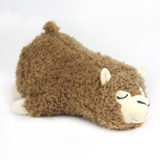 Игрушка-подушка "Альпака" (коричневая)