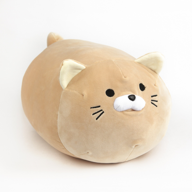 Игрушка-подушка "Бежевый кот"