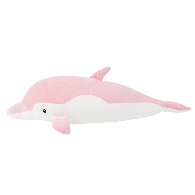 Игрушка-подушка "Дельфин Лора" (розовый), 60см.