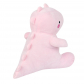 Игрушка-подушка "Динозавр" (розовый большой)