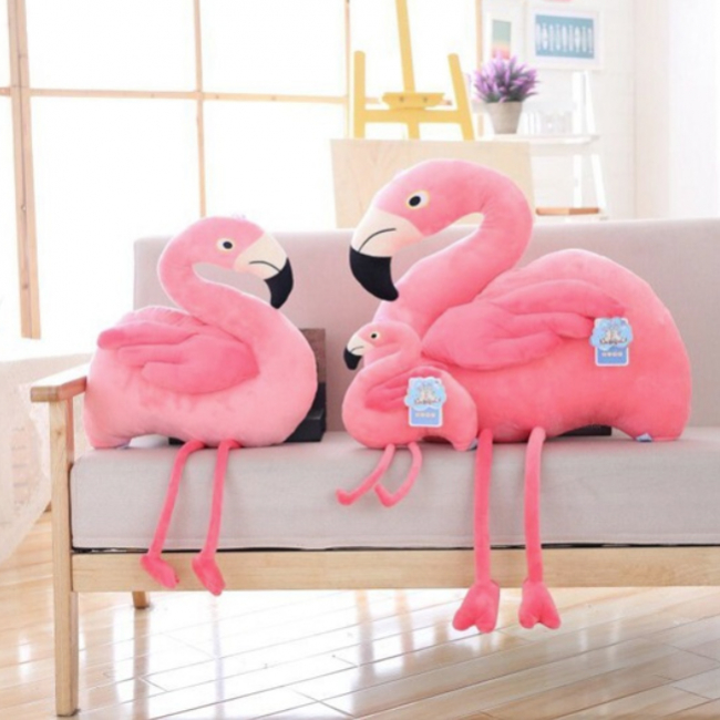 Игрушка-подушка "Фламинго" (40см)