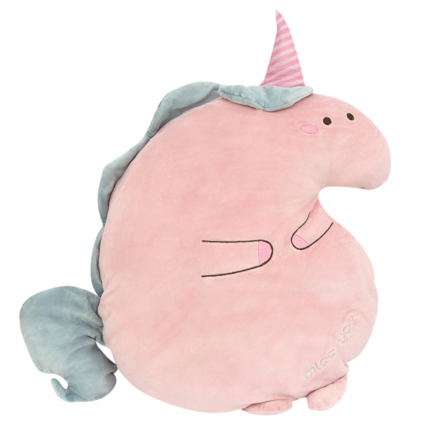 Игрушка-подушка "Flat Unicorn" (розовый)