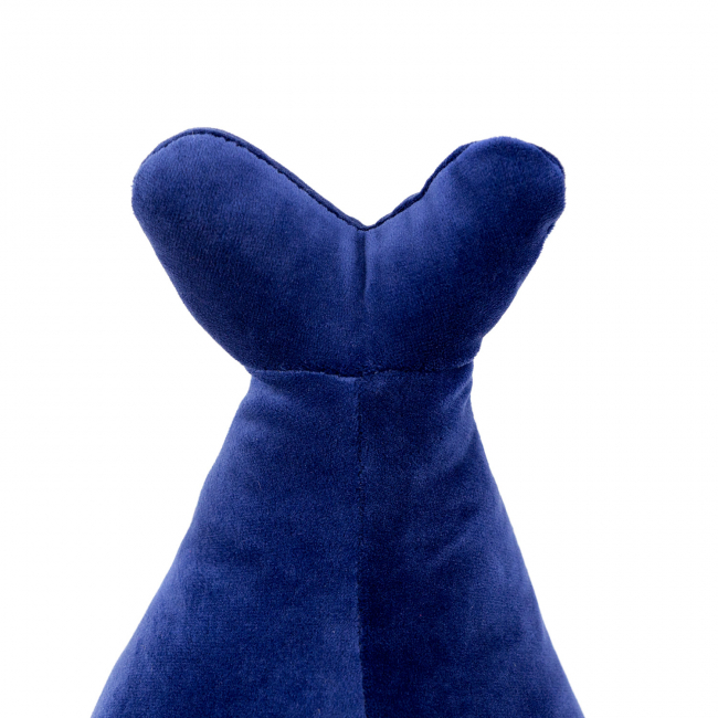 Игрушка-подушка "Кит Денди" (синий), 45см.