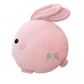 Игрушка-подушка "Круглый заяц" (розовый) 55см