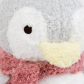 Игрушка-подушка "Пингвин Санта" (серый) 33см