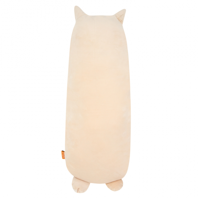Игрушка-подушка "Подмигивающий кот" (кремовый) 70см