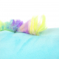 Игрушка-подушка "Радужный единорог" (голубой)