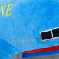 Игрушка-подушка "Самолет" (синий) 40см