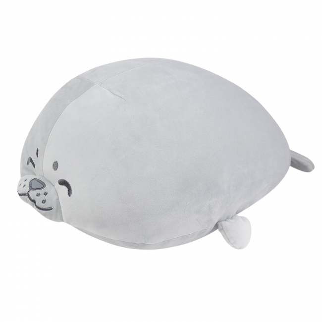 Игрушка-подушка "Тюленик" (серый) 60см