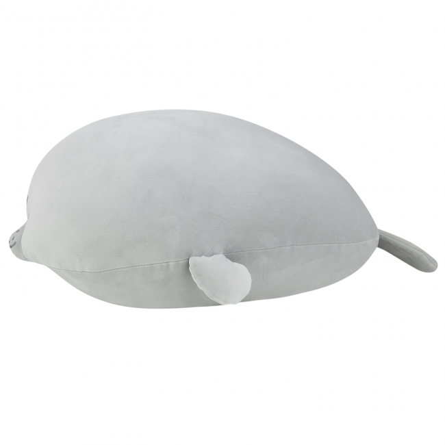 Игрушка-подушка "Тюленик" (серый) 60см