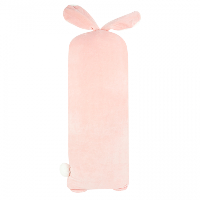 Игрушка-подушка "Заяц сосиска" (розовый) 75см