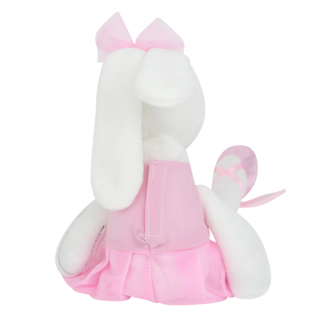 Игрушка-подушка "Зайка в розовом платье" 42см