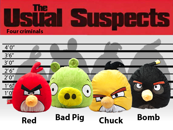 Подушка-антистресс "Angry Birds (Chuck)"
