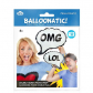 Воздушный шар "BALLOONATIC - LOL / OMG"