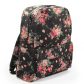 Рюкзак с цветочным принтом "Flower Bouquets" (черный)