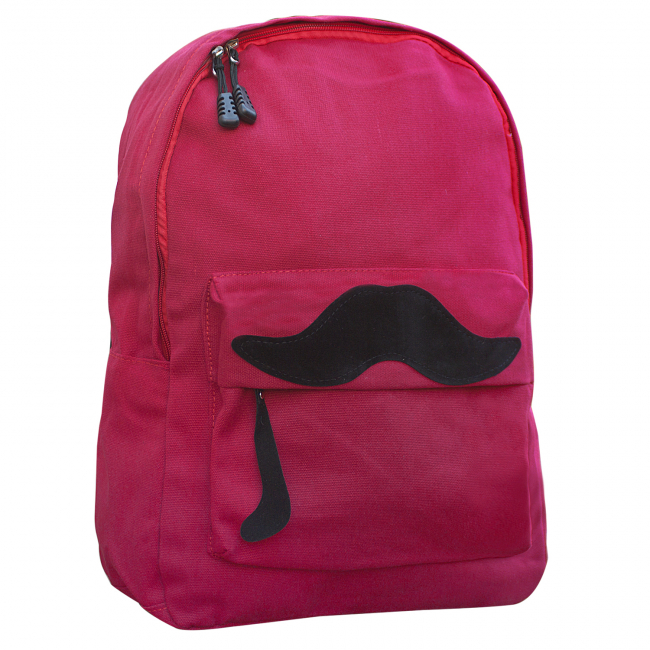Рюкзак "Big mustache" (красный)